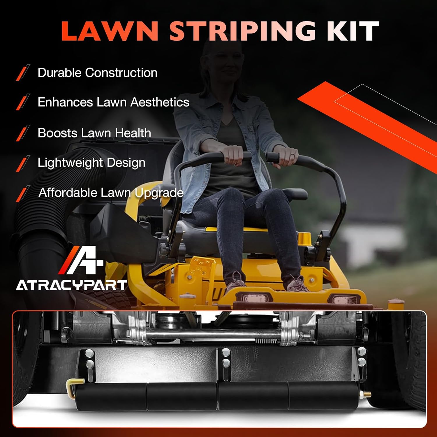 19A70060 OEM Lawn Striping Kit for Cub Cadet ZT1 Ultima 42" / 50" / 54" Stamped Deck - Compatible with Zero Turn