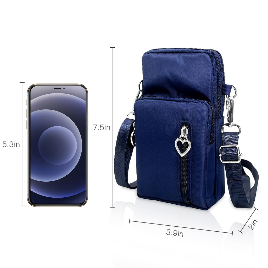 Lightweight Small Crossbody bags Cell Phone Purses Travel Pouch Shoulder Bag for Women (D-04)