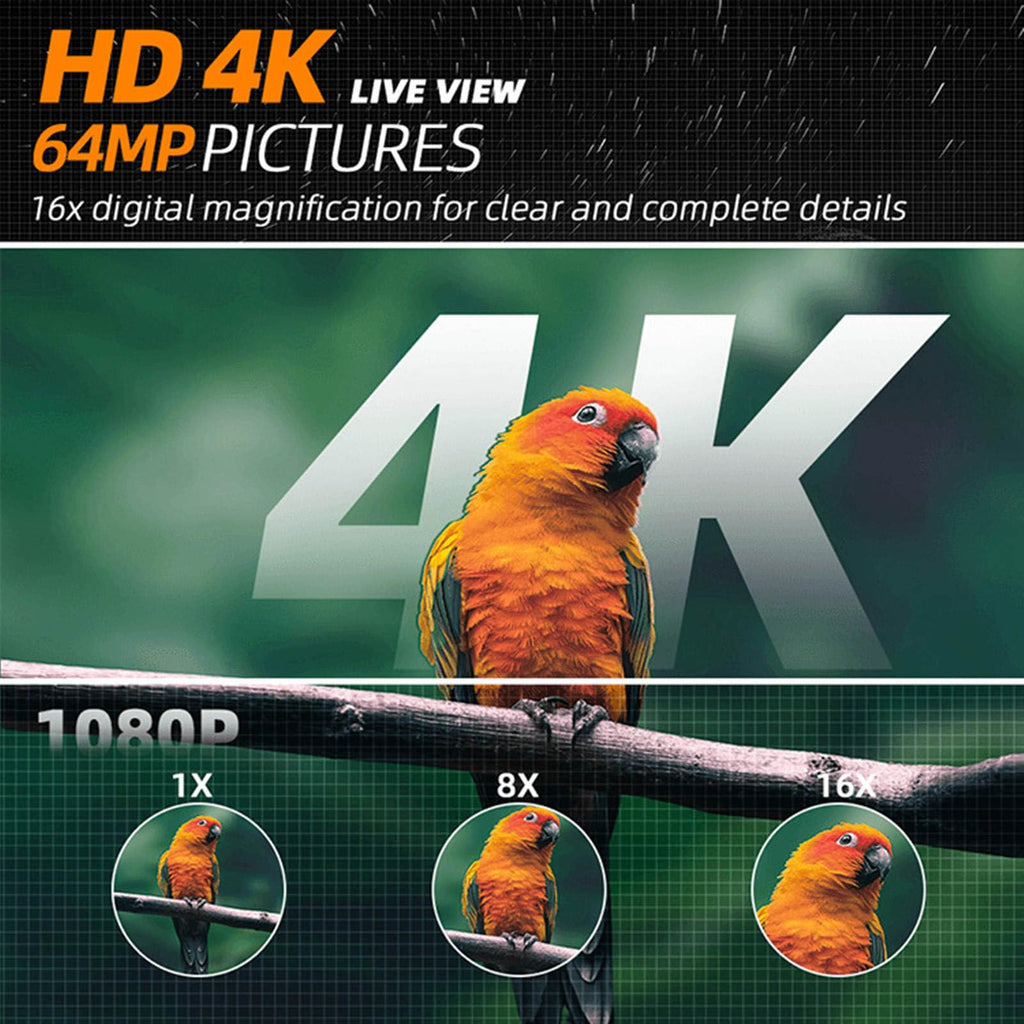4K Telescope Camera 2.4G WiFi Telescope Eyepiece with 2.8" Screen
