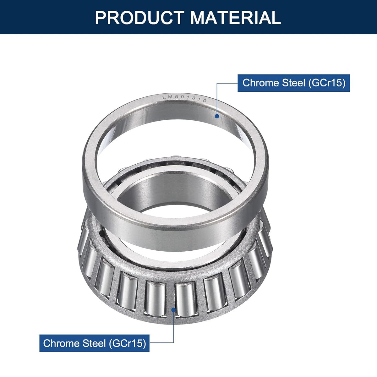 2 Pack LM501349/10 Tapered Roller Bearing Cone and Cup Set