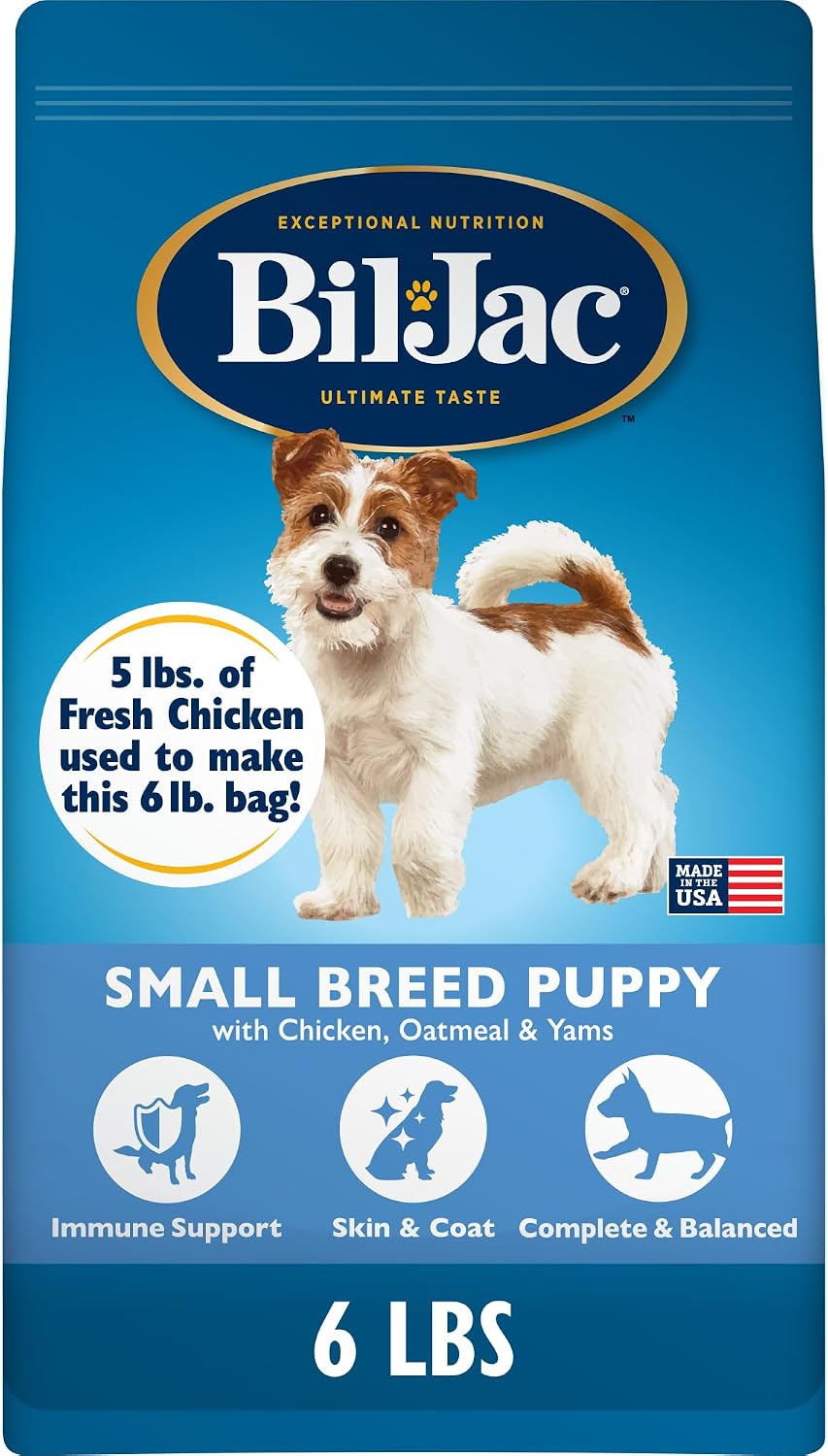 Small Breed Puppy Dry Dog Food with Chicken, Oatmeal & Yams | 6 lb