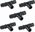 5Pcs EFIELD 1"Poly PPSU Pex-A Expansion Tee Fitting(PPSU1960017-5)