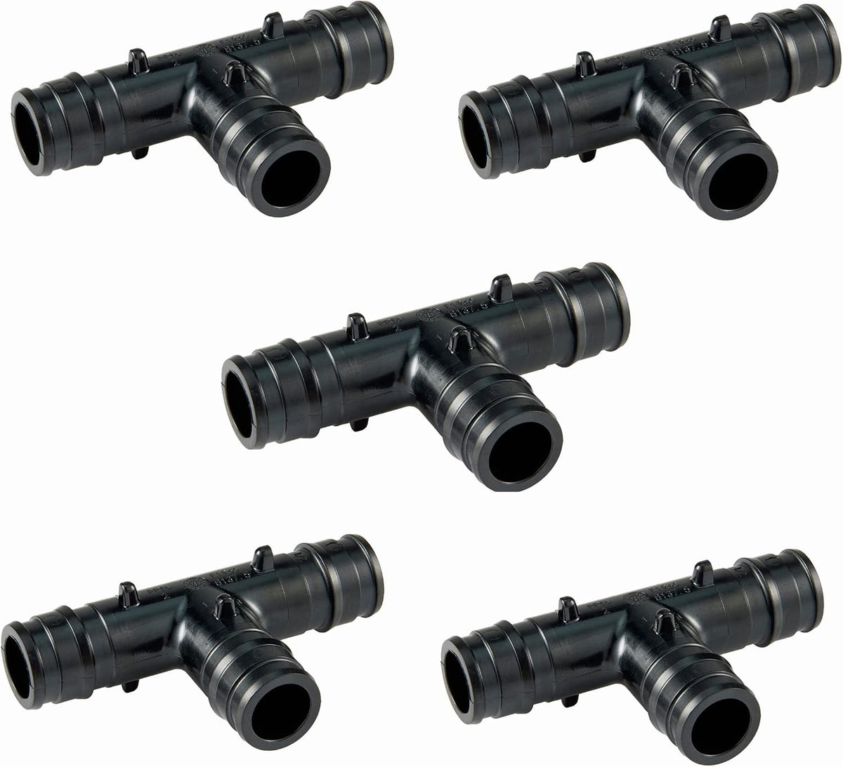5Pcs EFIELD 1"Poly PPSU Pex-A Expansion Tee Fitting(PPSU1960017-5)