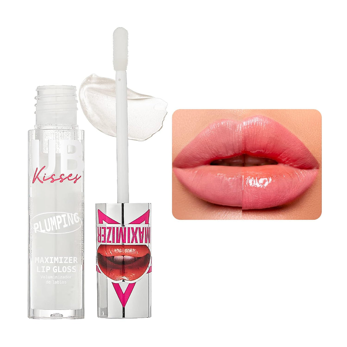 Hyaluronic Lip Gloss, High-Shine Volumizing Plumping Hydrating