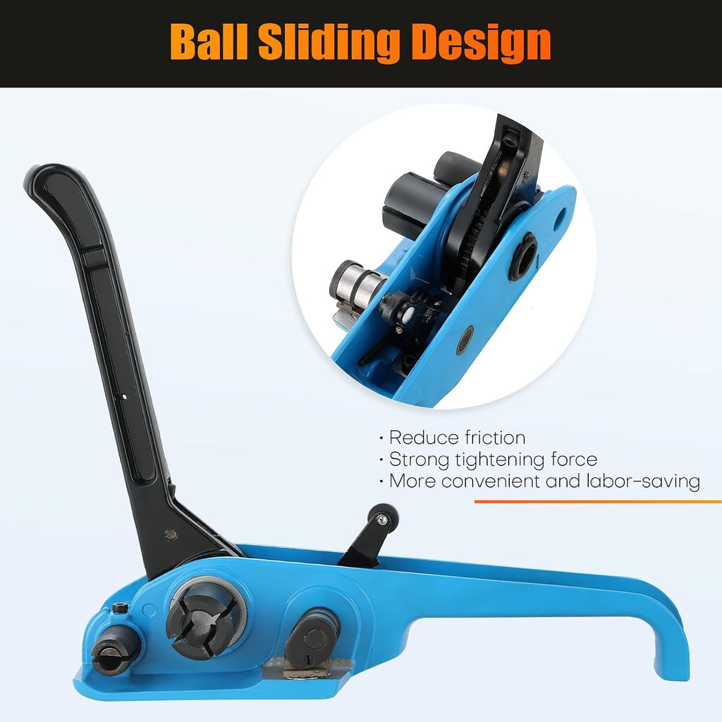 Poly Strapping Tensioner & Cutter Manual Strapping Tools (Blue)