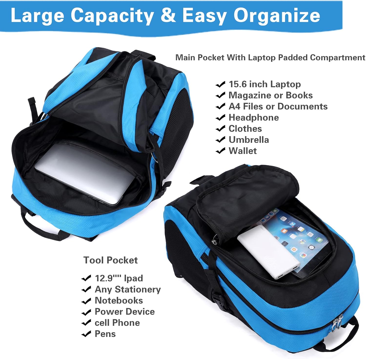 Kids School Backpack for Boys Girls,Large Capacity Bookbag for Students | Elementary middle high school backpack