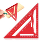 IUYYPU Carpenter Square, 7 Inch Metric Rafter Square Red