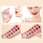 Matte Liquid Lipstick Set - 12 Pcs Long Lasting & Waterproof Lipstick Kit, Non Transfer Lip Stain with Nude, Dark Red