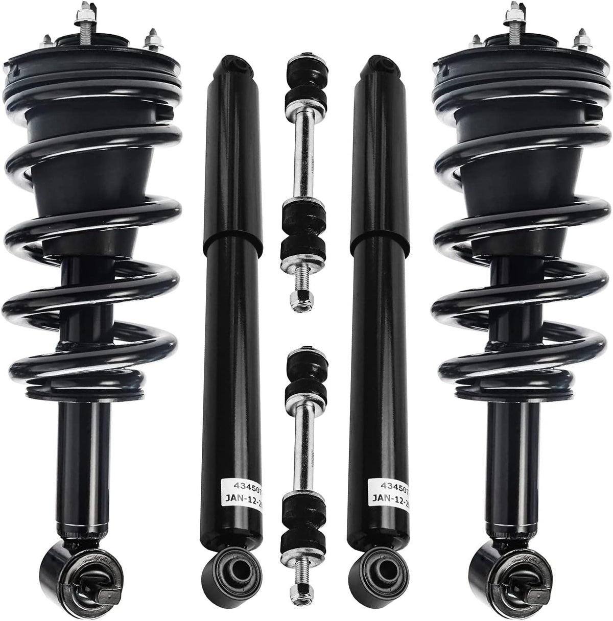 Detroit Axle - 6pc Struts Shocks Kit for 2014-2018 Chevy Silverado 1500