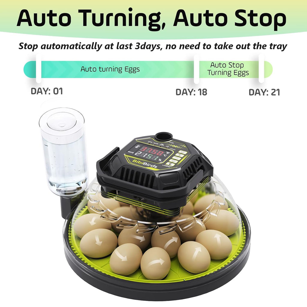 Egg Incubators for Hatching Eggs, Temperature Humidity Control