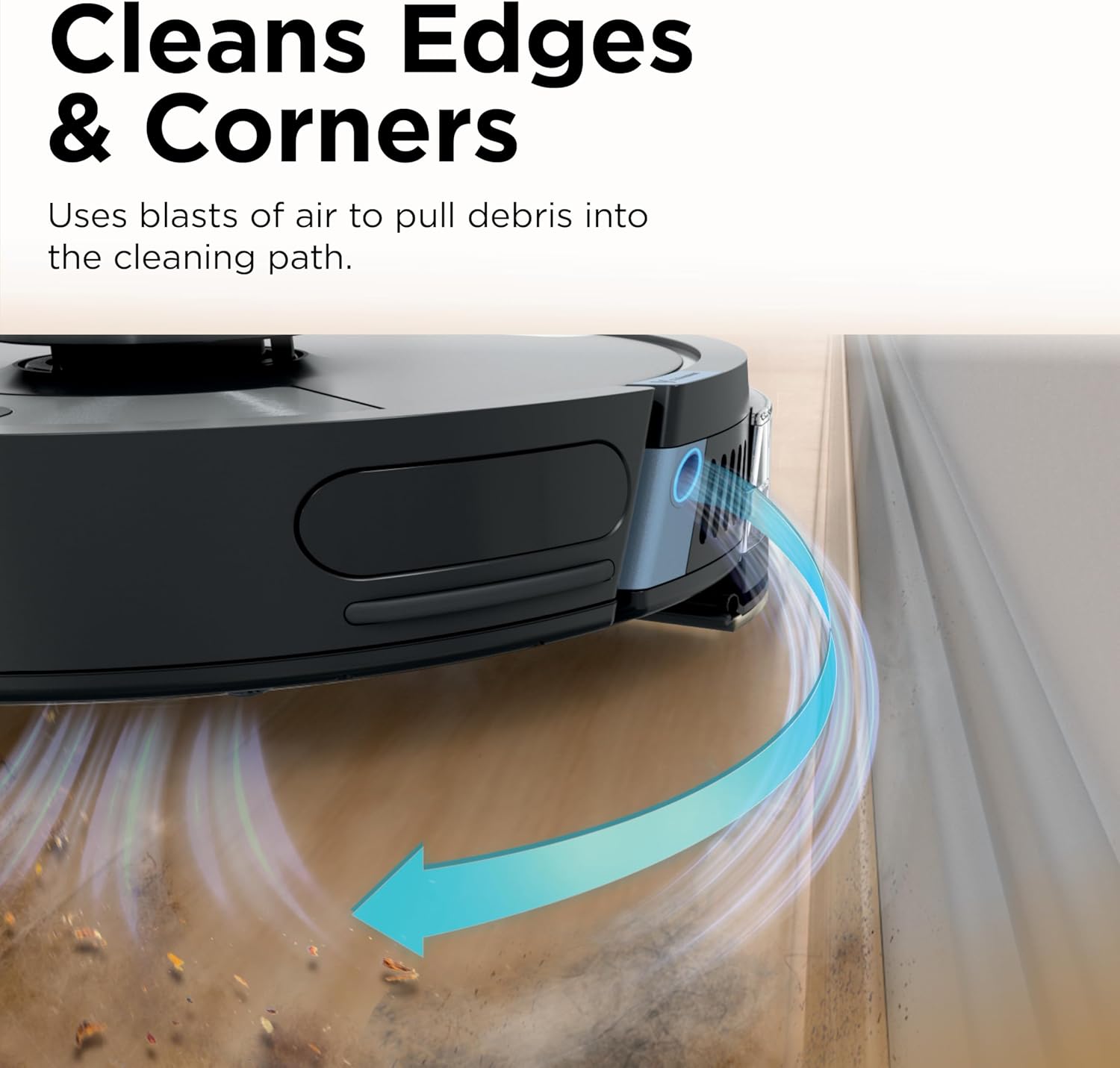 Matrix Plus 2-in-1 Robot Vacuum & Mop, Black/Brass, AV2610WA | Sonic Mopping, Matrix Clean, CleanEdge, HEPA 60-Day