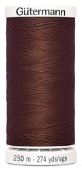 Gutermann Sew-All Thread 273 Yards-Chocolate