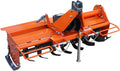 Heavy Duty 3 Point Hitch Rotary Tiller 4 FT 49 in, Tractor Tiller Work with 3 PT CAT I, Single Speed PTO Drive