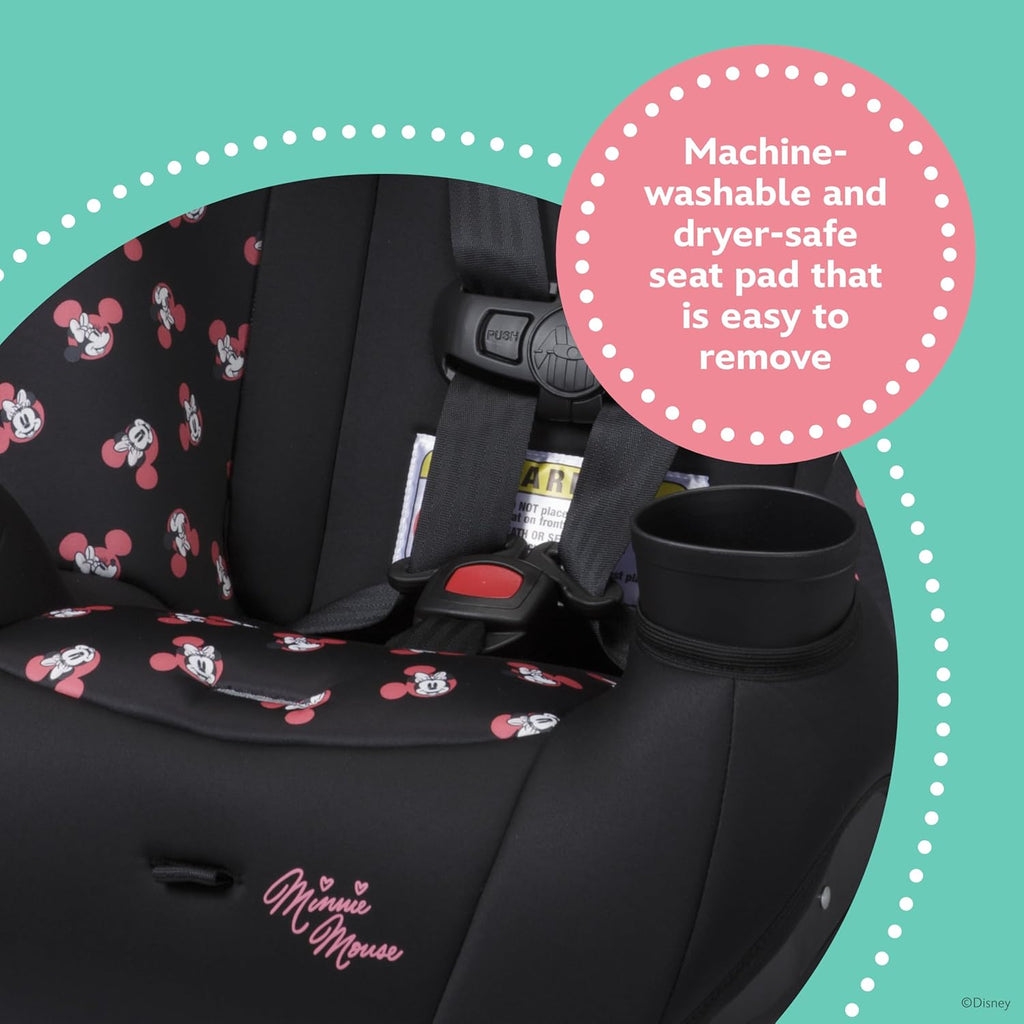 Baby Ellaris 3-in-1 Convertible Car Seat, Slim Fit Design, Rear & Forward-Facing, 5-Position Headrest, 3-Across Fit