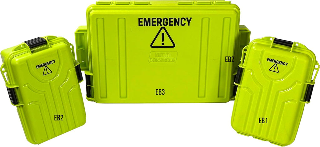 Emergency Box Storage Case for Emergency Kits, First Aid, Survival Gear, Tools & Home Supplies, Emergency Essentials
