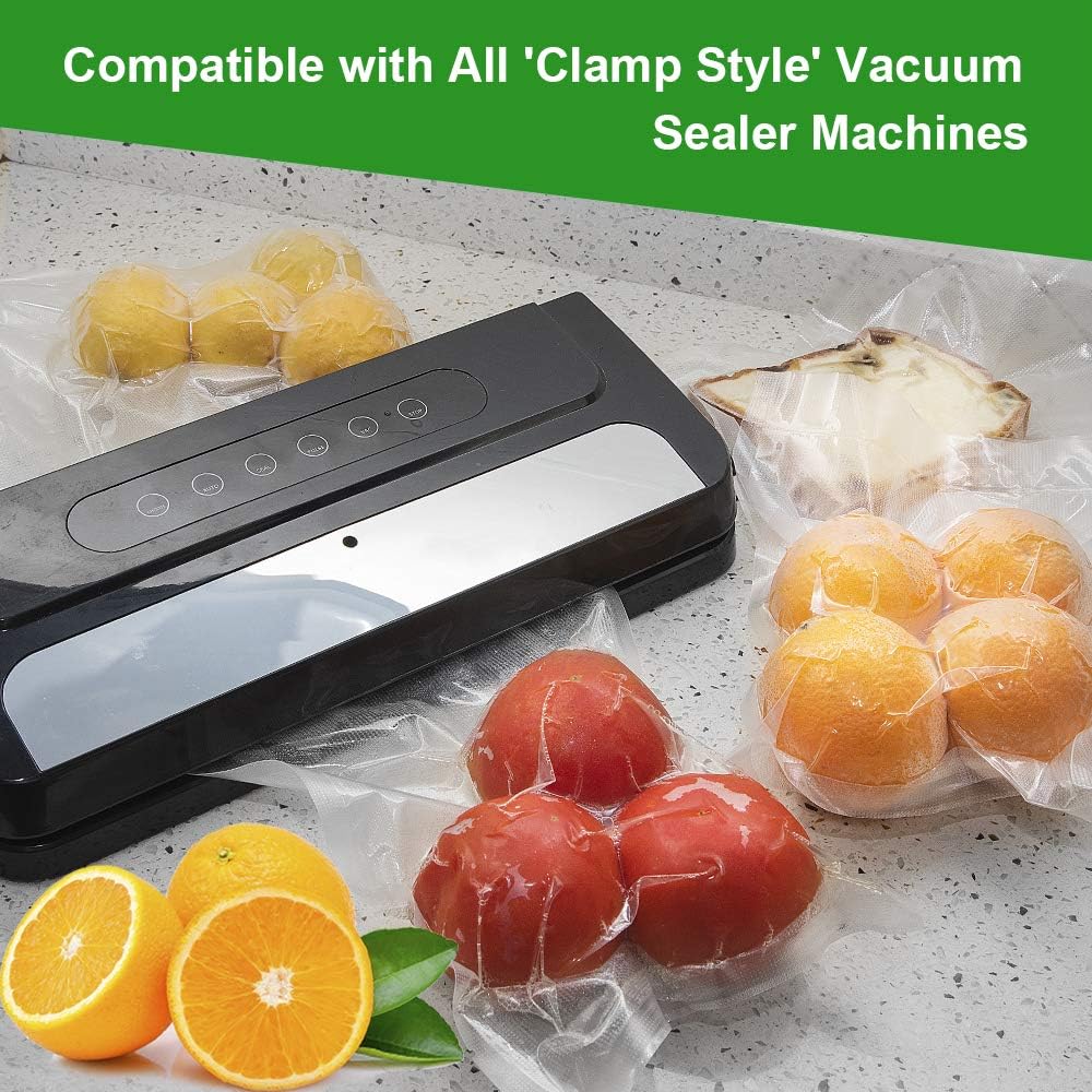 11"x50' 2 Pack Vacuum Sealer Bags Rolls for Food Storage