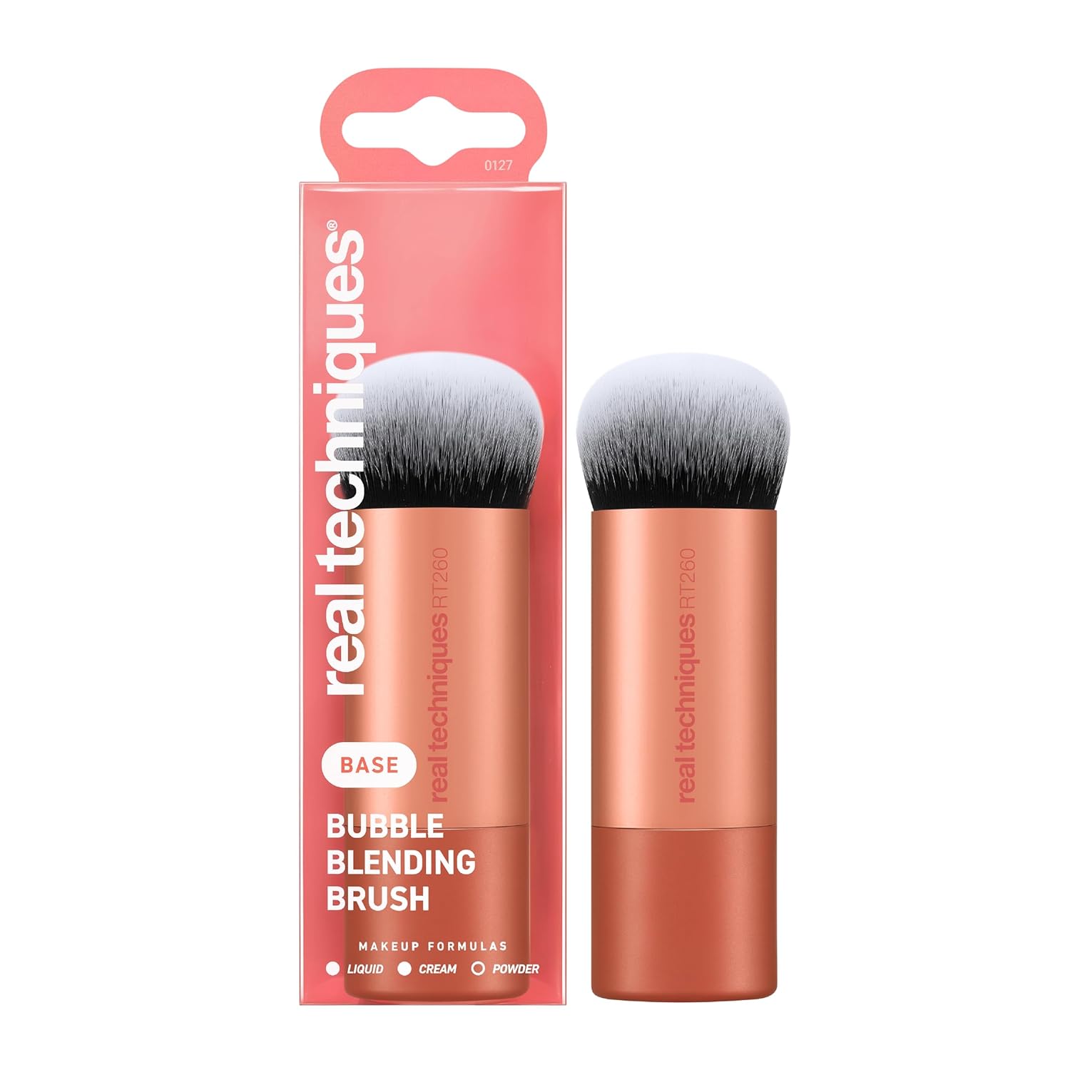 Bubble Blending Brush, Makeup Brush For Foundation and Tint | Face brush for liquid and cream products, ultra dense