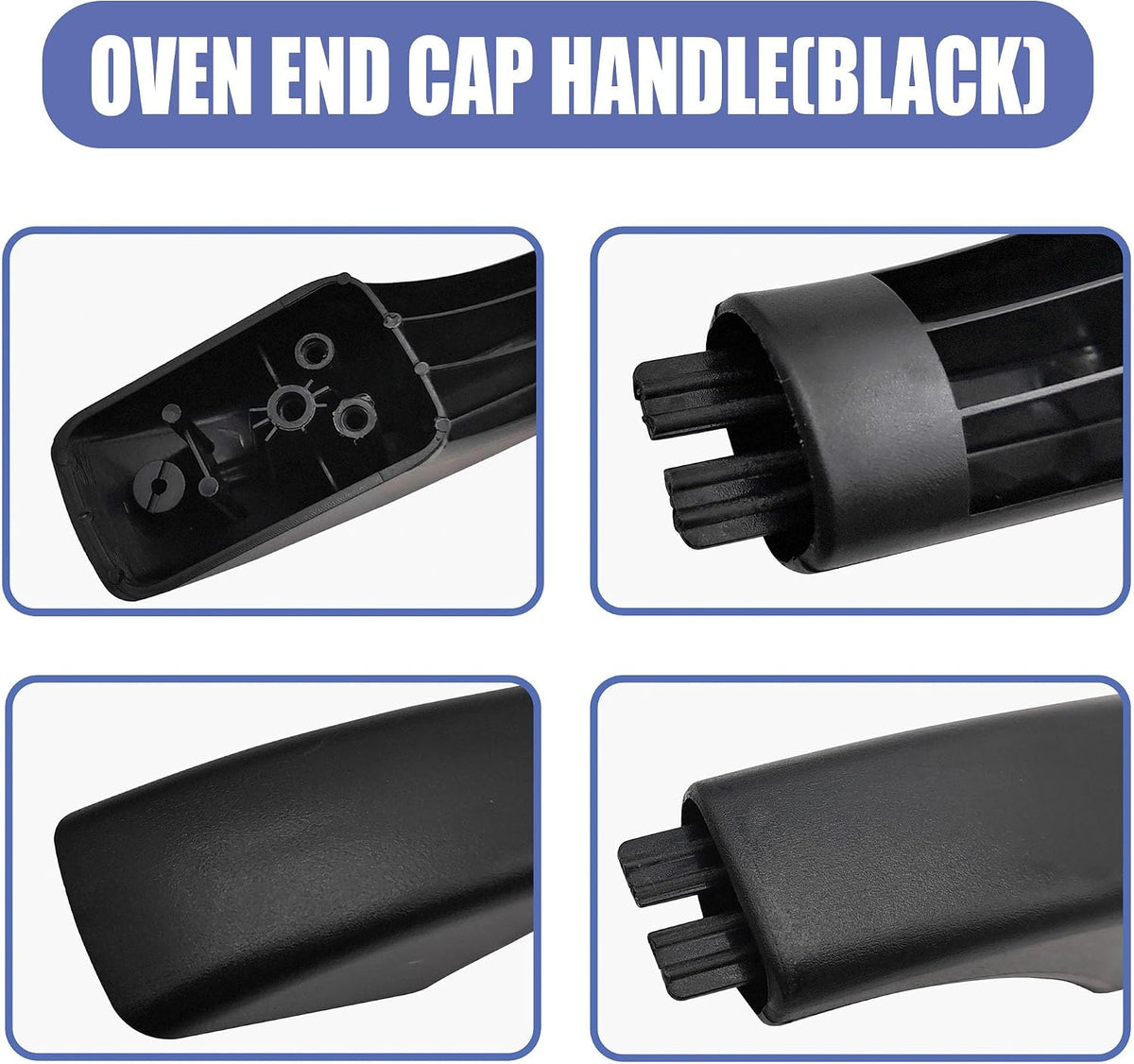 WB07X10034 2 Pack Oven Handle end caps Replacement Fits GE General
