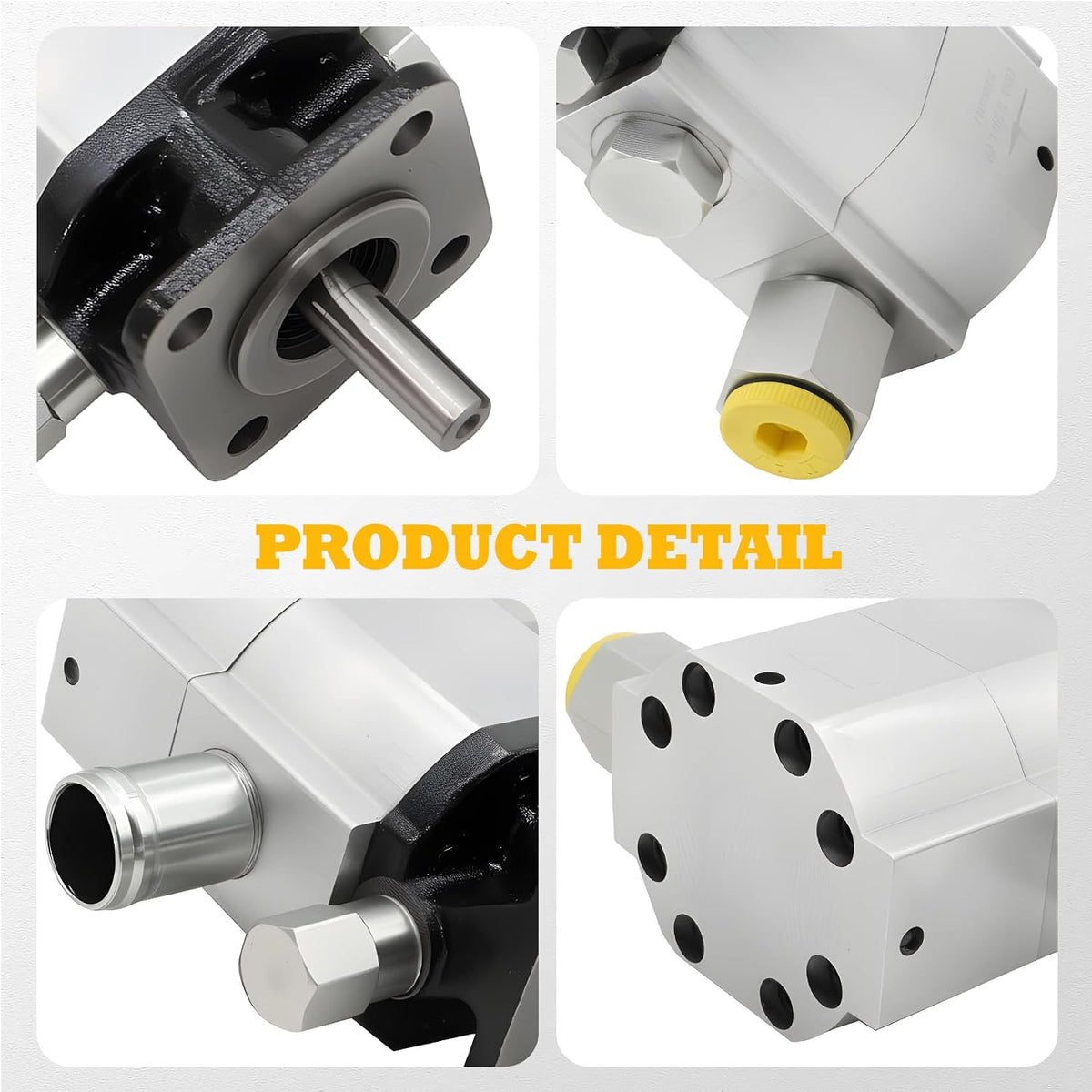 13 GPM 2 Stage Hydraulic Log Splitter Pump 3000 PSI Aluminum Gear
