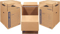 3-Pack Tall Wardrobe Moving Boxes, 24" x 24" x 40"