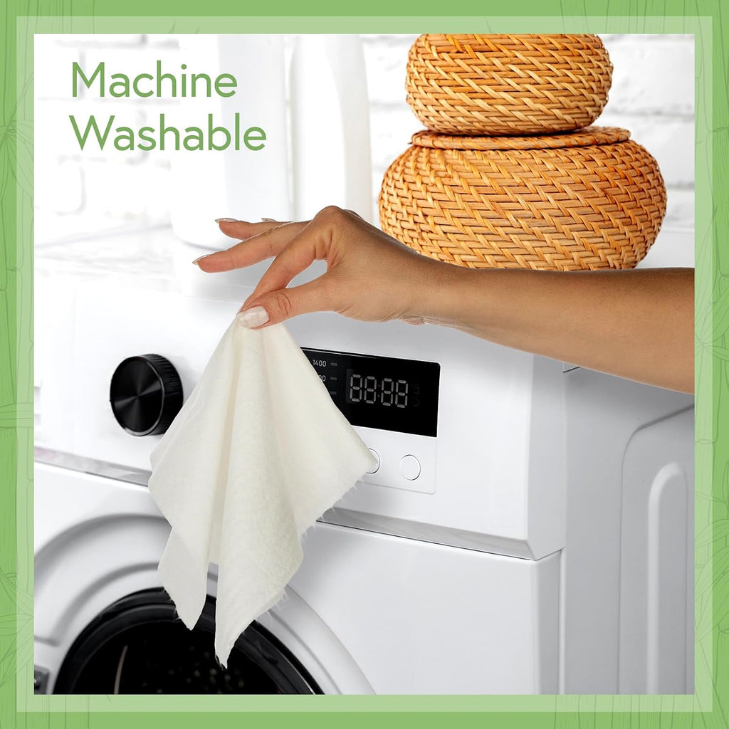 Reusable Bamboo Paper Towels, 20 Sheets, 1 Roll