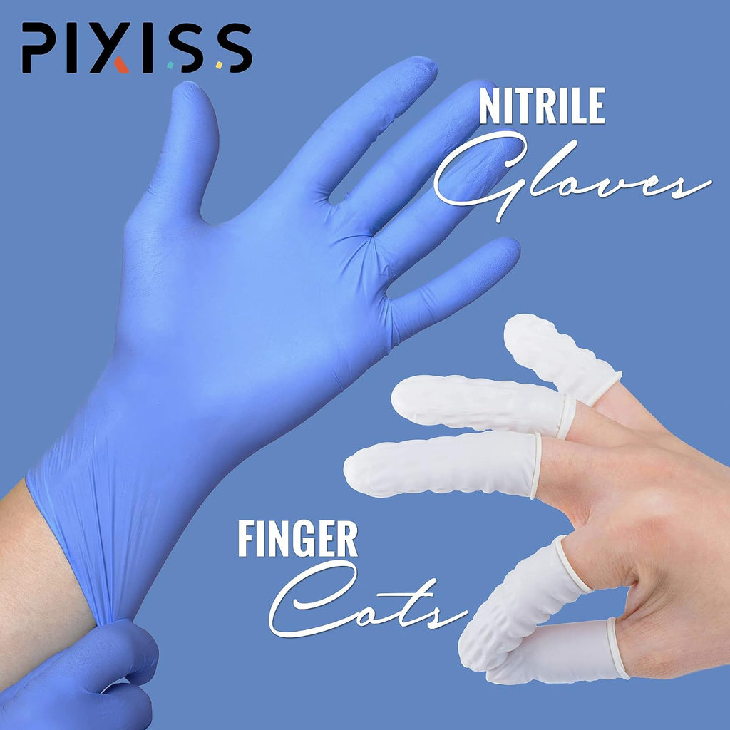 Silicone Resin Measuring Cups Tool Kit- Pixiss 100ml Measure Cups, 1oz Cups, Popsicle Stir Sticks, Pipettes, Finger