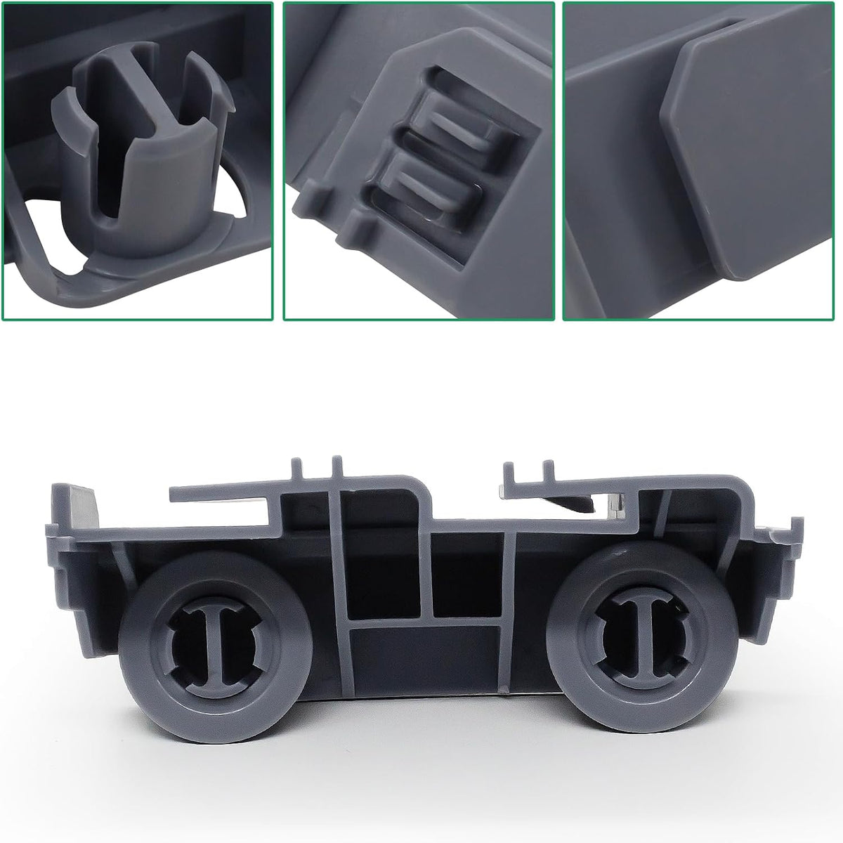 WD28X27241 Dishwasher Rack Carrier and Roller Kit Replacement for GE