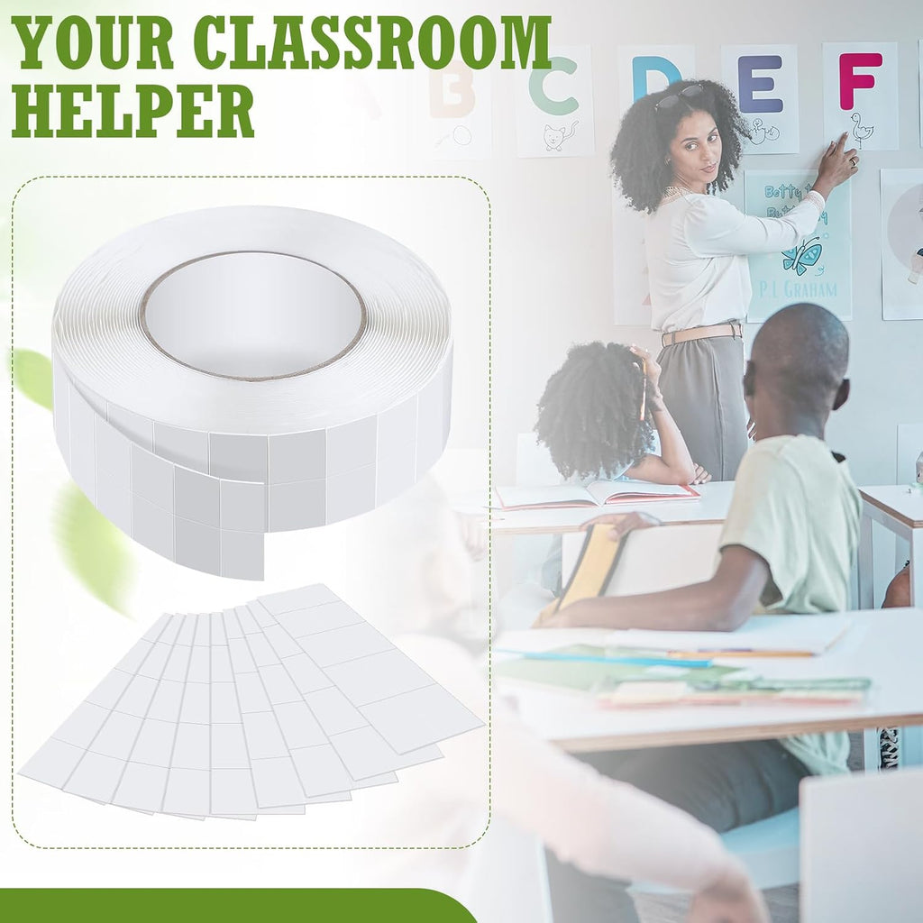 2000 Pcs Teacher Two Sided Foam Tape Double-Sided