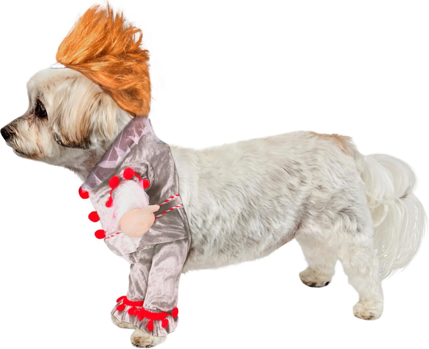 IT Movie: Pennywise Pet Costume for For Dogs or Cats by Rubies, Medium