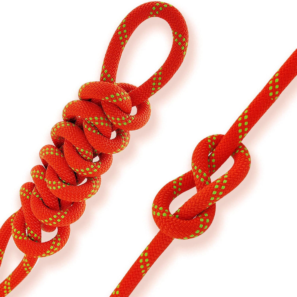 Ratifc Static Rope UIAA Rock Climbe Ropes 10.5mm 100FT Rappelling Rope for Mountain Tree Climbing, Rock