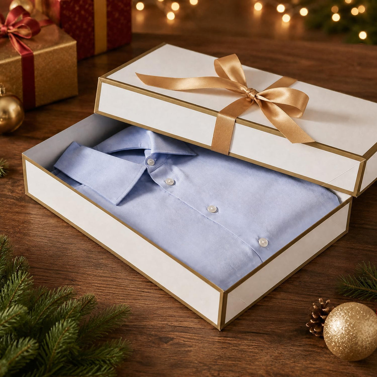 White Gift Boxes with Lids, Shirt Boxes for Gifts, 12 Pack