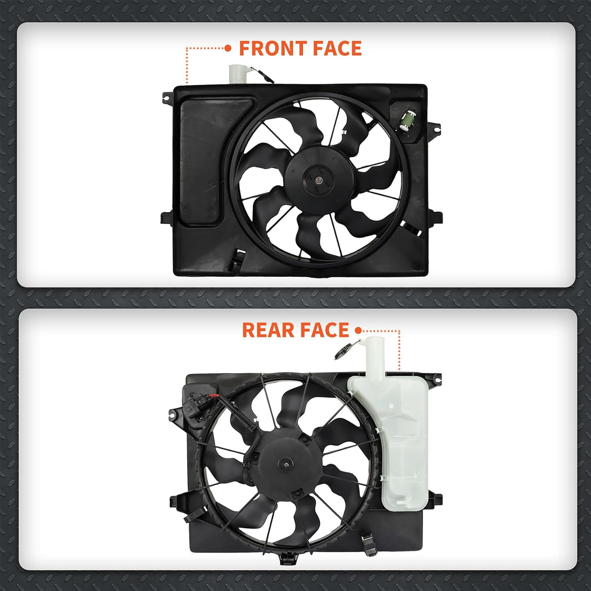 labwork Radiator Cooling Fan Replacement for Hyundai Elantra 2011-2013