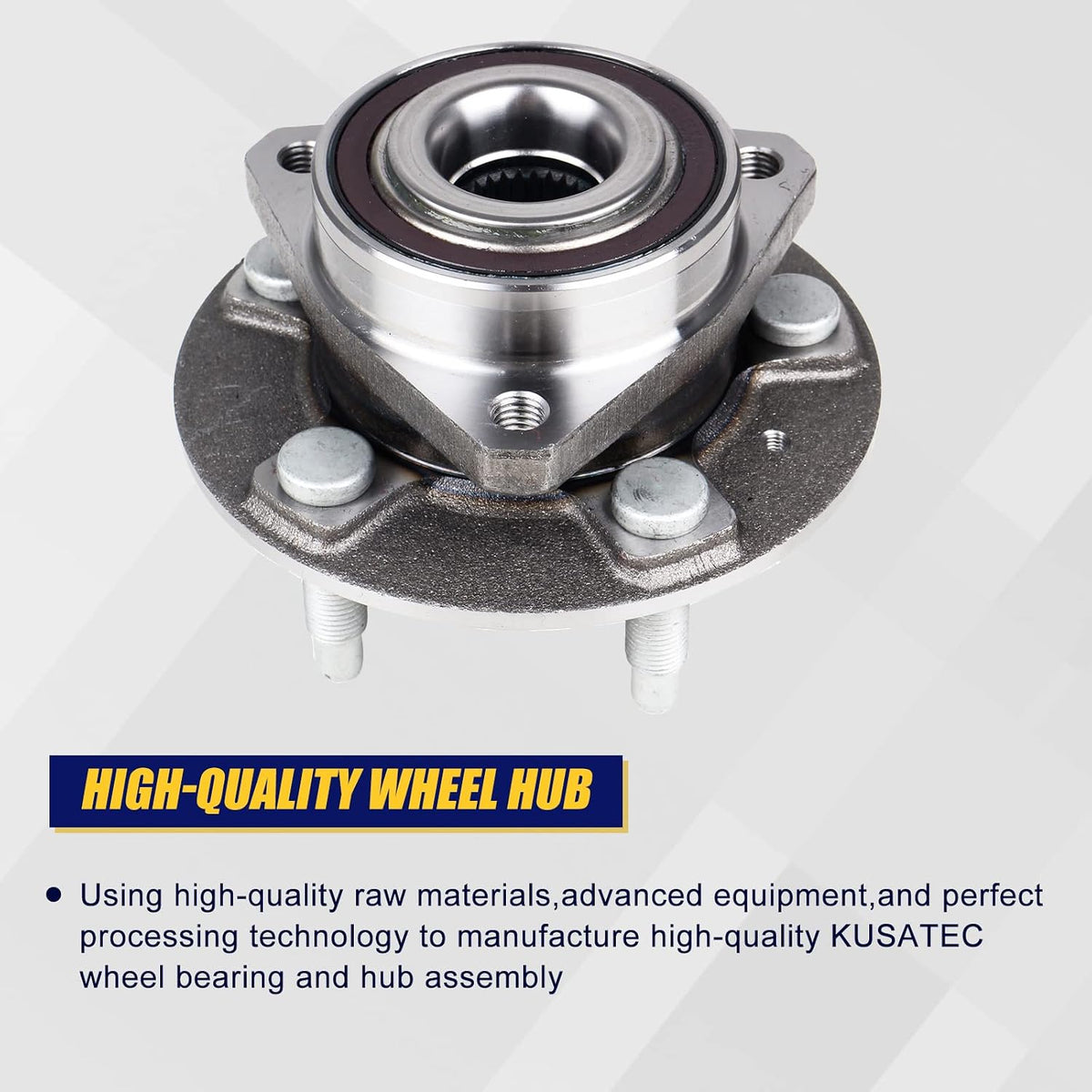 KUSATEC 513288 Front or Rear Wheel Hub Bearing Assembly