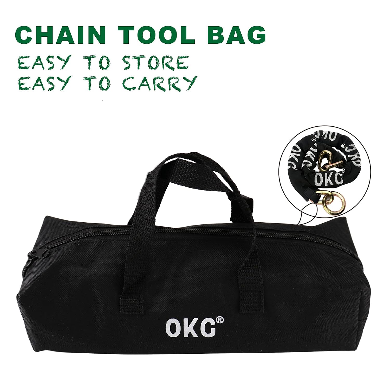 Ultra Security Chain - 4ft x 1/2in (12mm) Thick Hardened Alloy Steel Cut Proof Chain - Anti-Theft Heavy Duty Chain