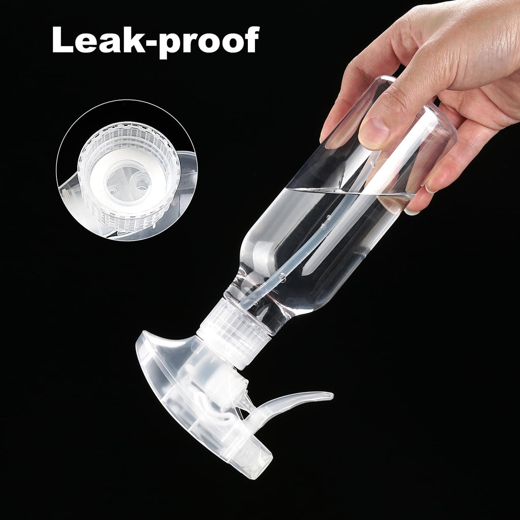 Plastic Spray Bottles 8.8oz/260ml 2 Pack Empty Clear Spray Bottle