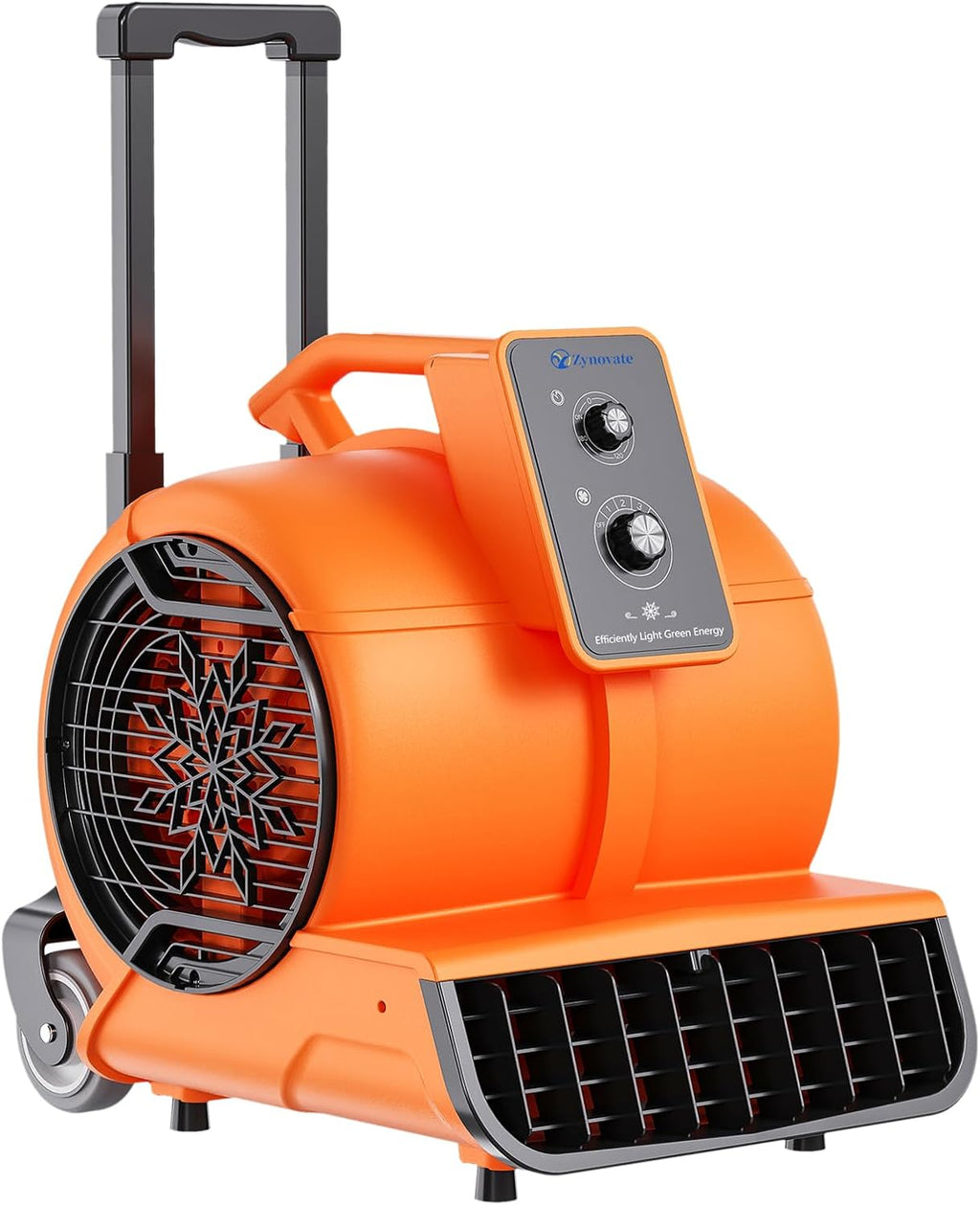 Air Mover 1 HP 4000 CFM Portable Blower Fan Carpet Dryer, Floor Dryer Fan | 3-Speed, 3 Adjustable Angles, Timer