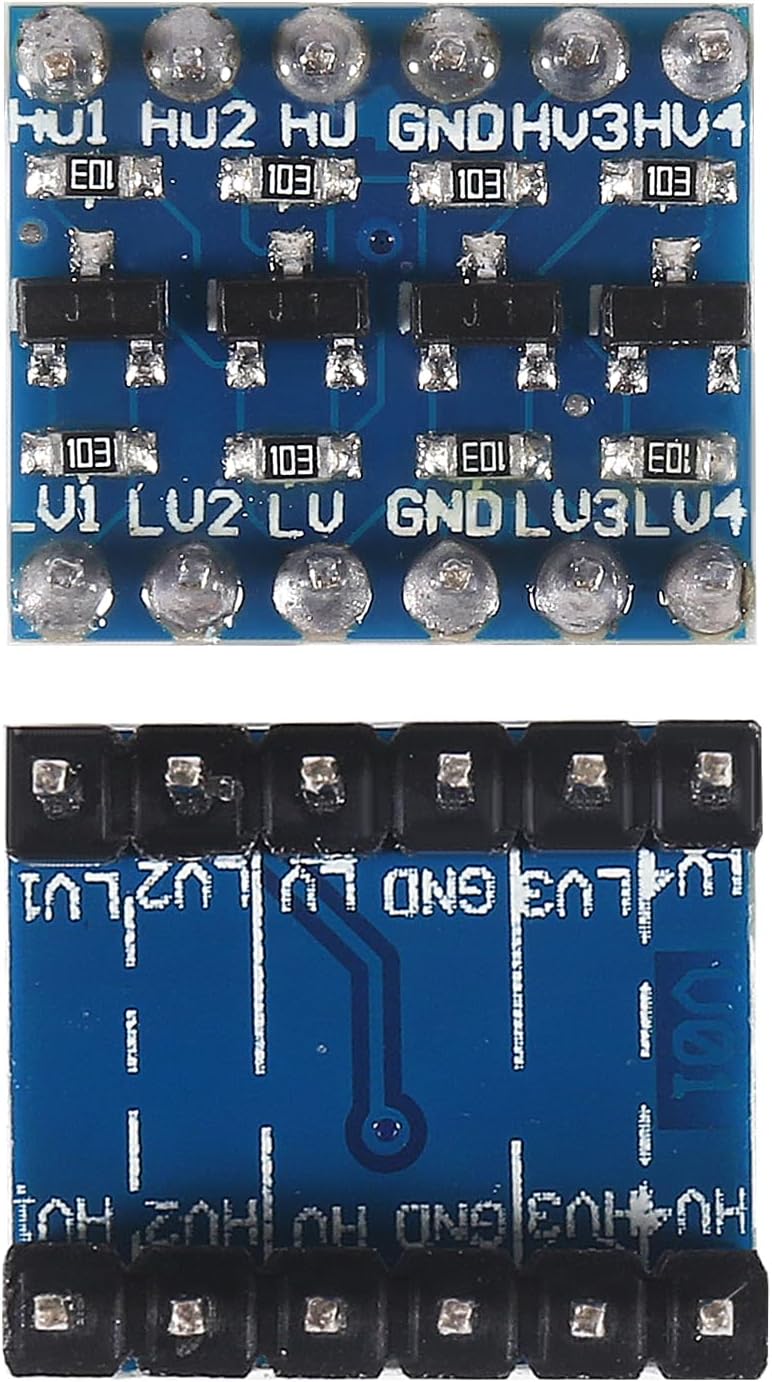 8pcs 4 Channel IIC I2C Logic Level Converter Bi-Directional Module 3.3V-5V Shifter Modules for Raspberry Pi Microcontrollers