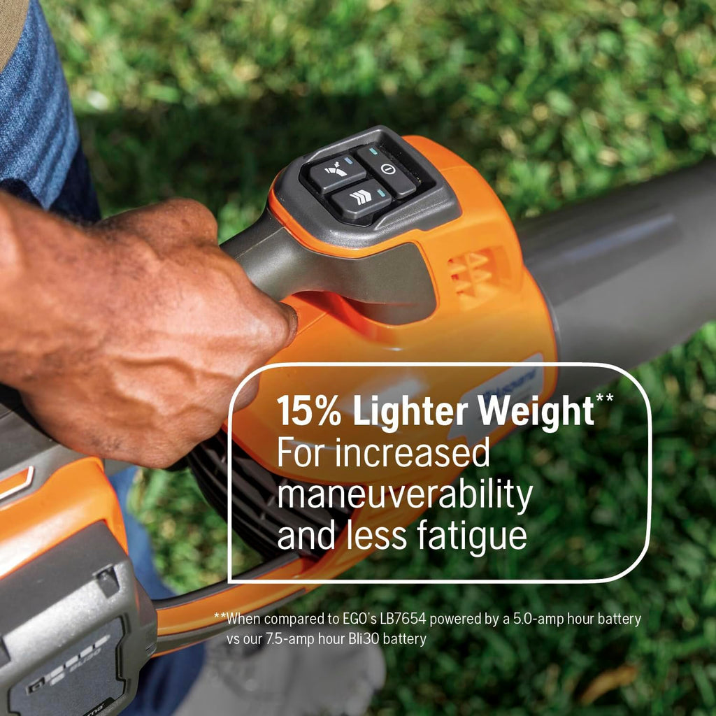 Leaf Blaster 350iB Battery Powered Cordless Leaf Blower, 200-MPH 800-CFM, Brushless Motor and Quiet Operation, 40V