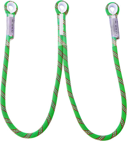 Prusik Cord Eye-to-Eye Pre-Sewn Nylon Heat Resistant Friction Prusik Rope | 22KN Prusik Loop Plastic Cover Climbing