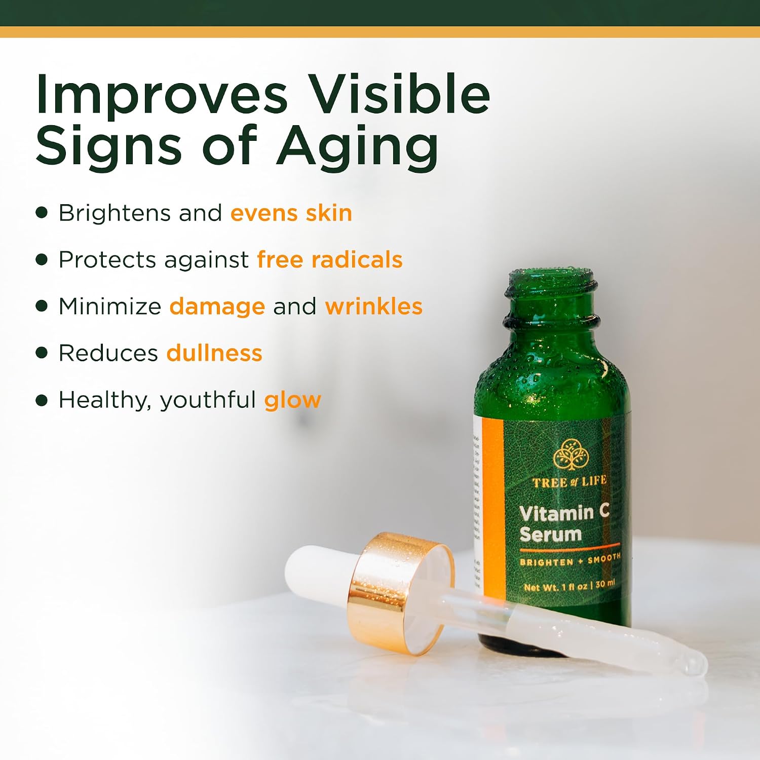 Face Serum Set - Vitamin C, Retinol & Hyaluronic Acid for Brightening, Firming & Hydrating - Anti Aging Skin Care Set