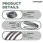Lawn Mower Deck Belt Replace 954-05021 for Cub Cadet, 1/2" x 100"
