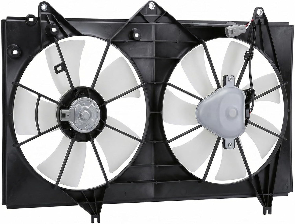 620-531 Engine Radiator Cooling Fan Assembly for 2002-2006 Toyota Camry for 2002-2008 Toyota Solara 2.4L Replaces OE 620-545 1636103071