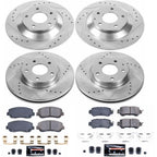 PowerStop Z23 Performance Brake Pad & Rotor Kit Front & Rear K6965