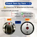 Sieri DG68-00101B-01 DG68-00102B-01 Knobs for Samsung Electric Stove Knobs