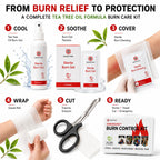 Emergency Burn Control Kit - Burn First Aid Kit - Tea Tree Oil