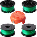 SF-080 Trimmer Replacement Spools Compatible with Black Decker SF-080-BKP GH3000 GH3000R LST540 LST540B Weed Eater