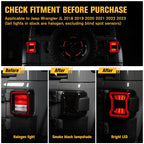 LED Tail Lights for Jeep Wrangler JL 2018-2026 Accessories