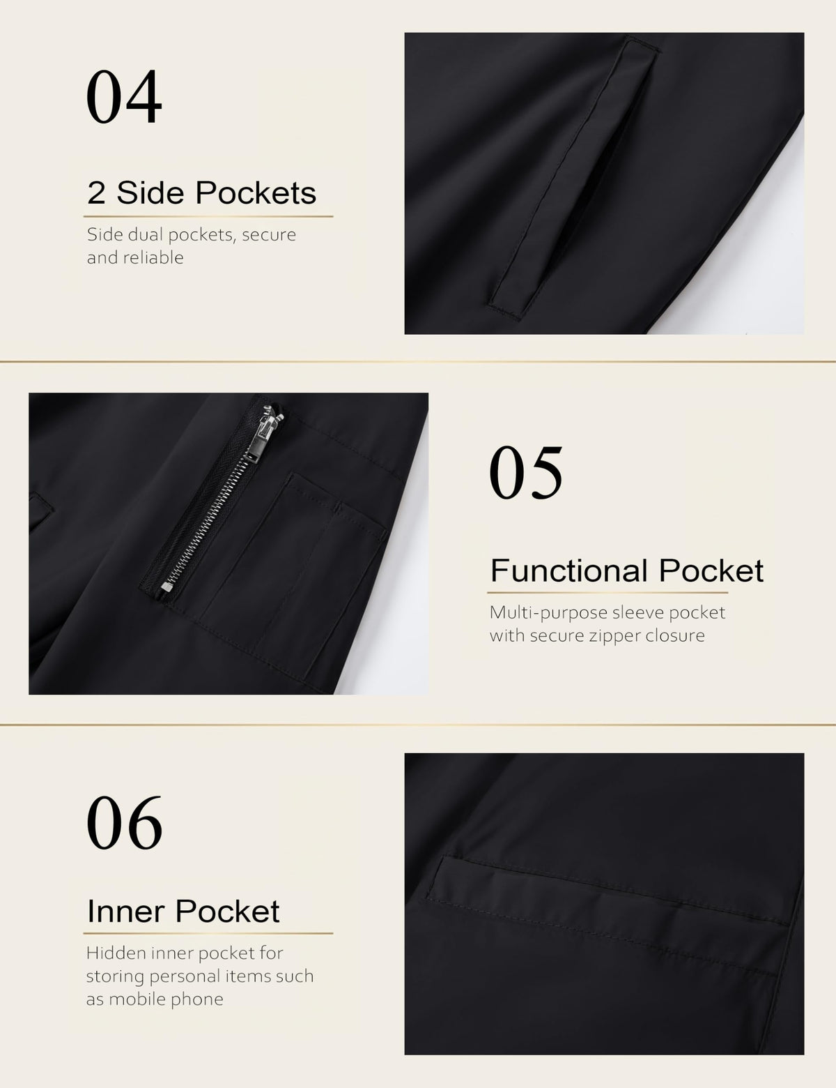 Bomber Jacket Men Black Jacket Casual Mens Jackets Casual Stylish Lightweight Mens Windbreaker Jackets Lightweight