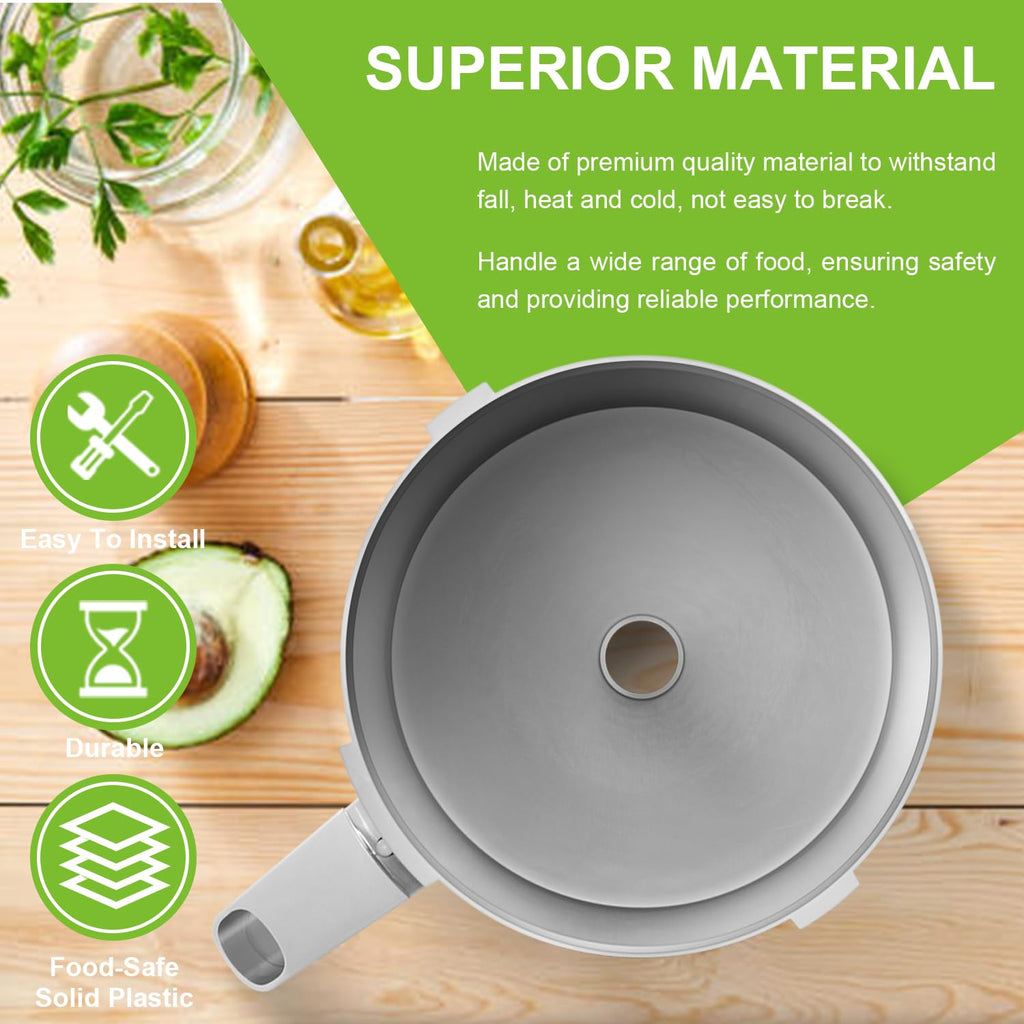 112204S Food Processor 3 Quart Cutter Bowl, Grey