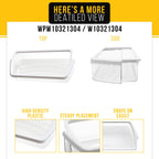 Refrigerator Door Shelf Bin for Whirlpool ED5FHAXSB01